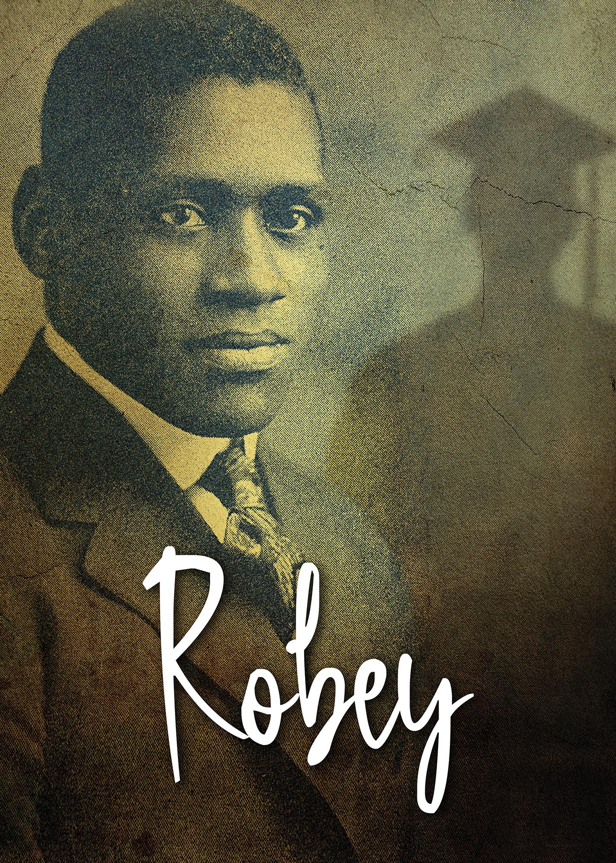 Key Art from Robey (2019). Image of Paul Robeson from when he graduated Rutgers University (then College) in 1919.